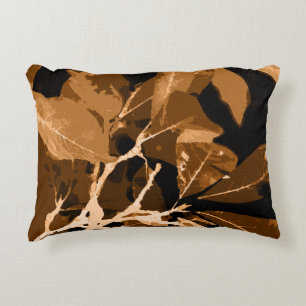 Autumn colours, leaves 6 accent pillow