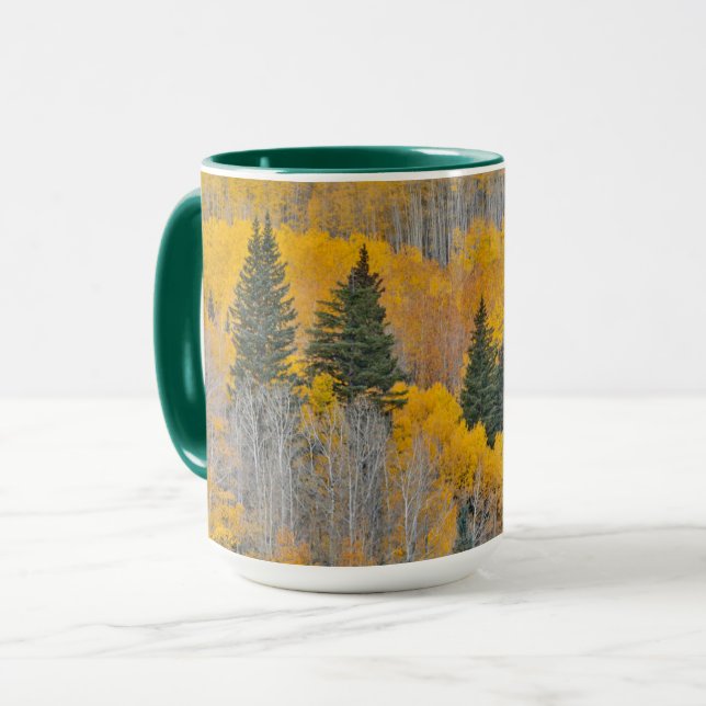Autumn Colours on Aspen Groves Mug (Front Left)