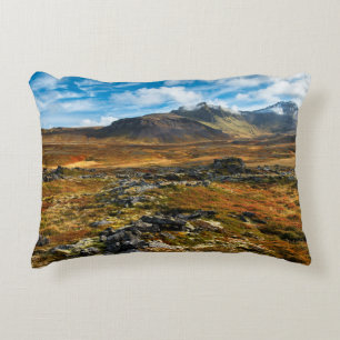 Autumn colours on the landscape decorative pillow