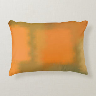 Autumn Colours Orange Red Yellow Green Brown Accent Pillow