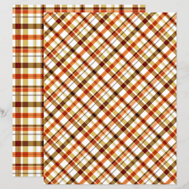 Autumn Colours Plaid (Front/Back)