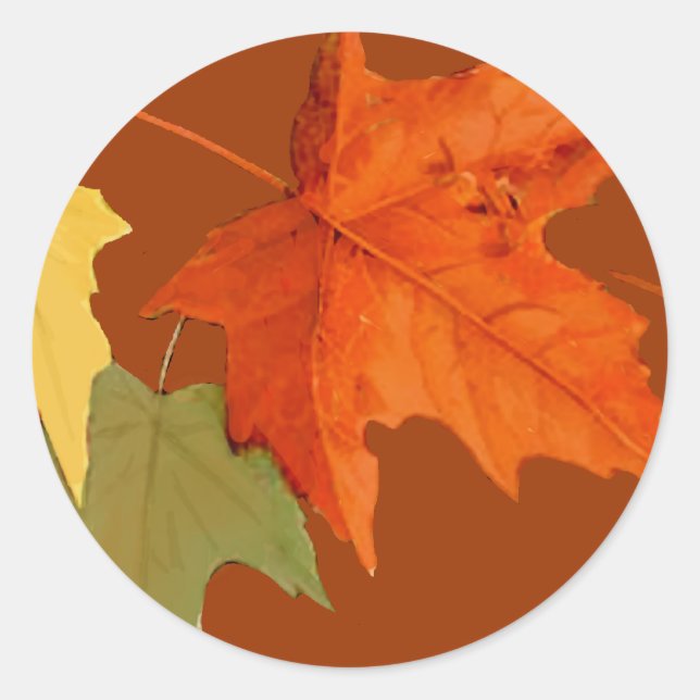 Autumn Colours Sticker (Front)