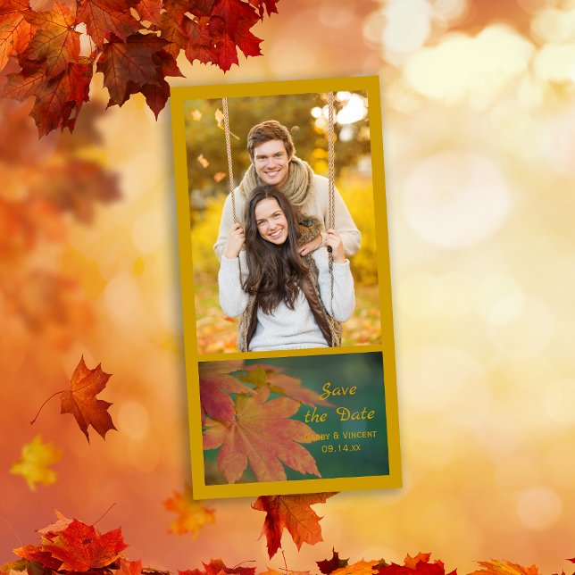 Autumn Colours Wedding Save the Date (Creator Uploaded)