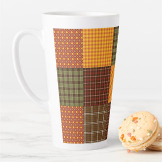 Autumn Comfort Quilt Latte Mug