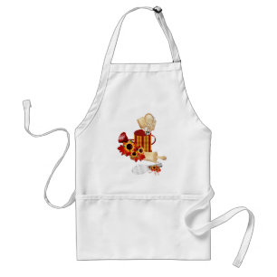 Autumn Cooking Utensils Standard Apron