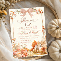 Autumn Coquette Afternoon Tea Baby Shower