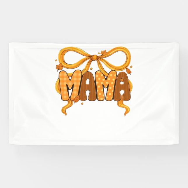 Autumn Coquette Mama – Cozy Fall Aesthetic with Bo Banner (Horizontal)