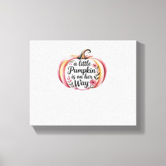 Autumn Coquette Mama – Cozy Fall Aesthetic with Bo Canvas Print (Front)