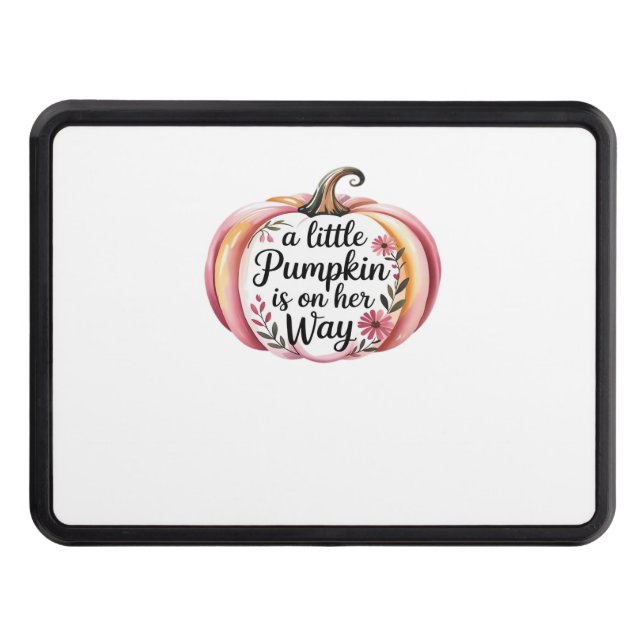 Autumn Coquette Mama – Cozy Fall Aesthetic with Bo Trailer Hitch Cover (Front)