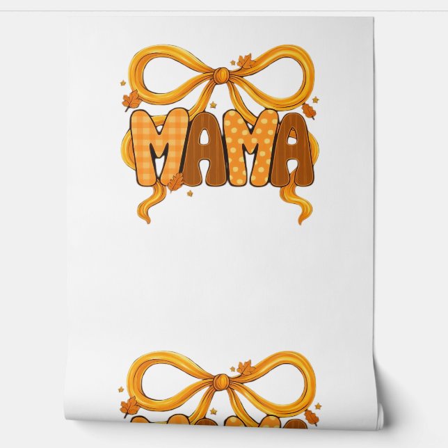 Autumn Coquette Mama – Cozy Fall Aesthetic with Bo Wallpaper (Unrolling)