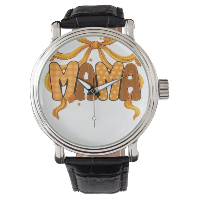 Autumn Coquette Mama – Cozy Fall Aesthetic with Bo Watch (Front)
