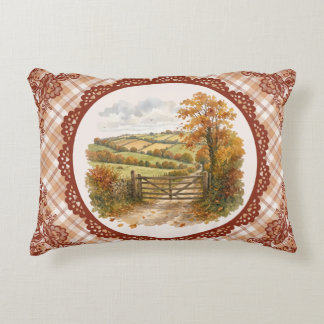 Autumn Countryside Accent Pillow
