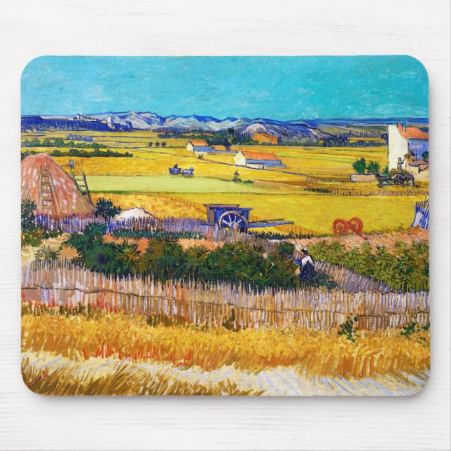 Autumn Countryside, Van Gogh Mouse Pad (Front)