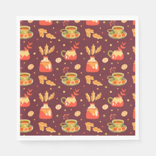 Autumn Cozy Pumpkin Spice Napkin