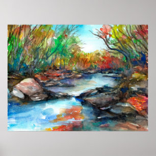 Autumn Creek Poster