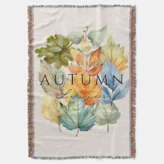 Autumn Crisp Leaves Blanket – Cozy Fall Home
