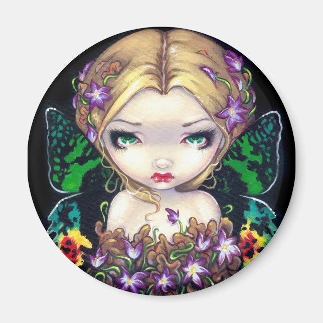 "Autumn Crocus Fairy" Magnet (Front)