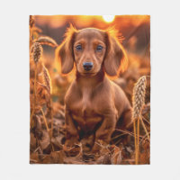 Autumn Dachshund Pup