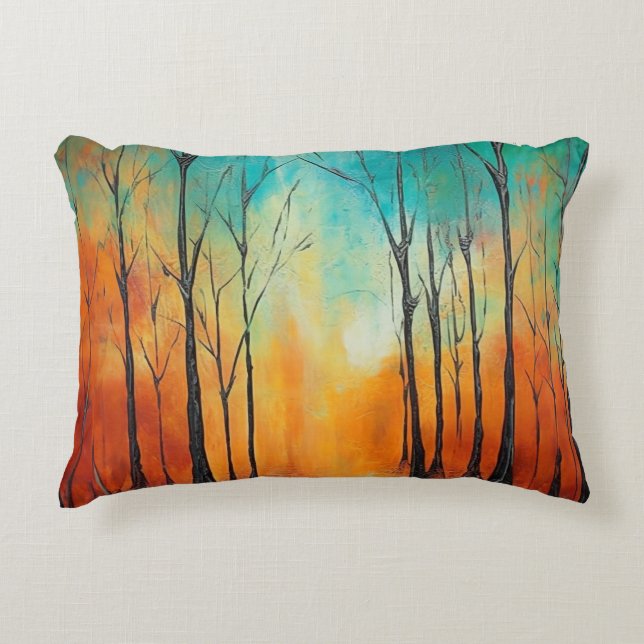 Autumn Daze Throw Accent Pillow (Front)