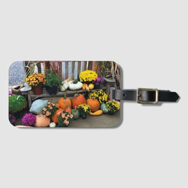 Autumn Decor  Luggage Tag (Front Horizontal)
