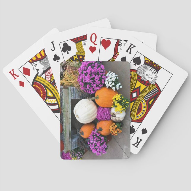 Autumn Decor Playing Cards (Back)
