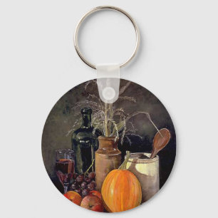 Autumn Decorations on Table Keychain