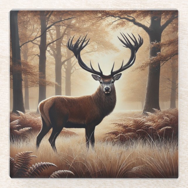 Autumn Deer Coaster (Front)