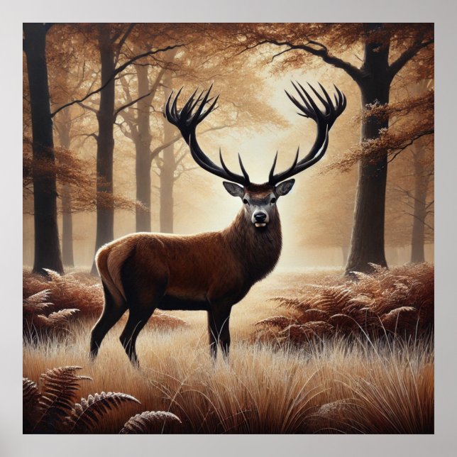 Autumn Deer Poster (Front)