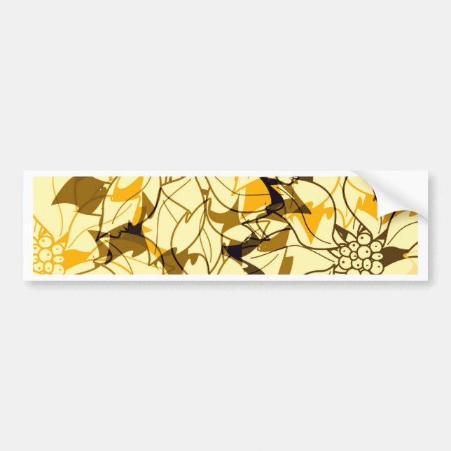 autumn design bumper sticker (Front)