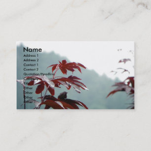 Autumn Dialogue/ Profile card