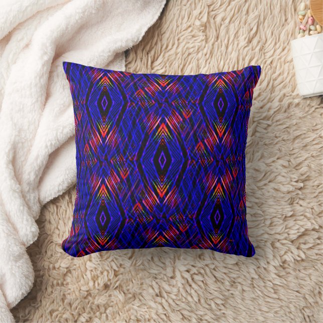 Autumn Diamonds..... Throw Pillow (Blanket)