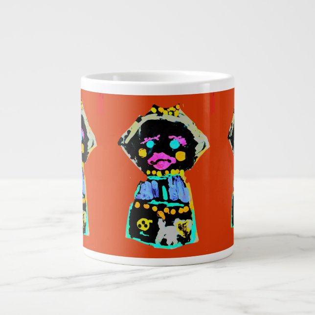 Autumn doll large coffee mug (Front)