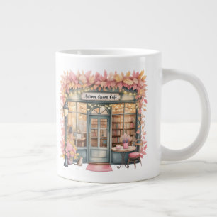 Autumn Dreams Café Mug — Cozy Floral Bookshop 