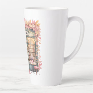 Autumn Dreams Café Tasses — Cozy Floral Bookshop 