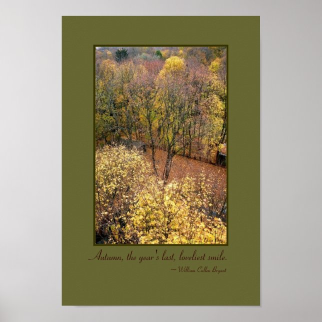 'Autumn Dreams' Quotables Poster (Front)