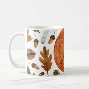 Autumn Dreams: Watercolor Squirrel Haven Coffee Mug