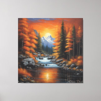Autumn Dusk 01 Canvas Print