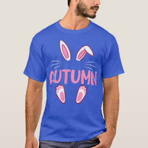 AUTUMN Easter Bunny Funny Novelty Womens Custom Na T-Shirt