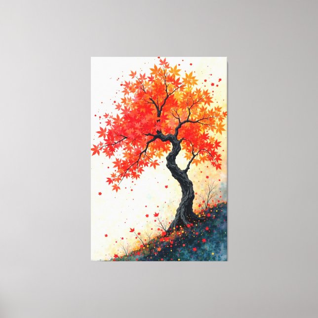Autumn Elegance Canvas Print (Front)