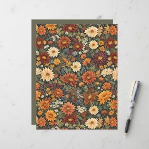 Autumn Elegance Scrapbook Paper
