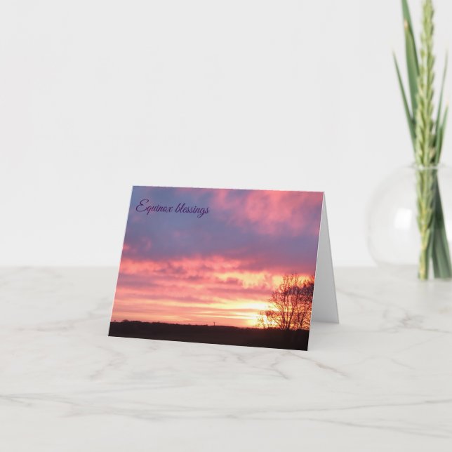 Autumn equinox celebration card (Front)