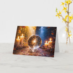Autumn Equinox Mabon with Day and Night Balance Card