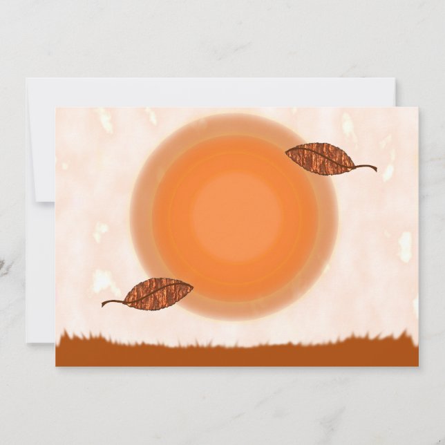 Autumn Equinox Party Invitation (Front)