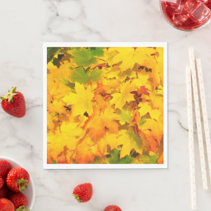 Autumn Escapes Standard Luncheon Paper Napkin