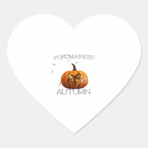 Autumn Essential T-Shirt Heart Sticker