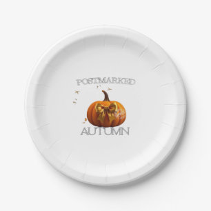 Autumn Essential T-Shirt Paper Plate