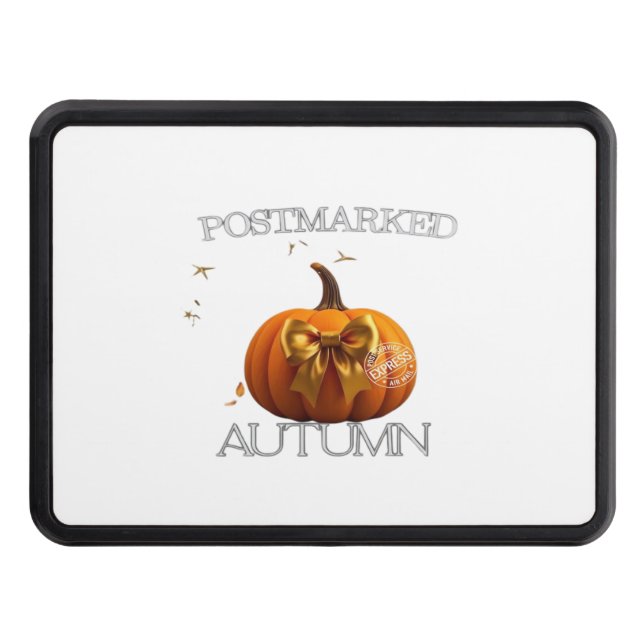 Autumn Essential T-Shirt Trailer Hitch Cover (Front)