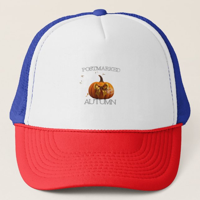 Autumn Essential T-Shirt Trucker Hat (Front)