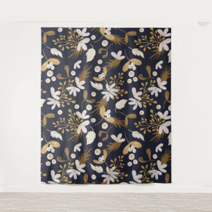 Autumn Evening Bloom Tapestry