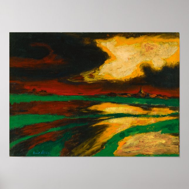 Autumn Evening | Emil Nolde | Poster (Front)